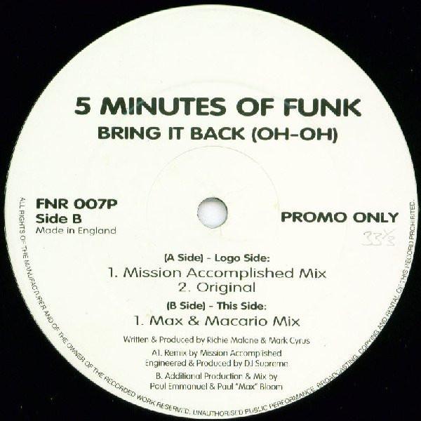 5 Minutes Of Funk - Bring It Back (Oh Oh)