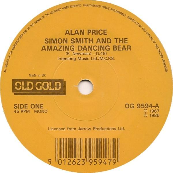 Alan Price - Simon Smith And The Amazing Dancing Bear / I Put A Spell On You