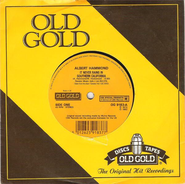 Albert Hammond - It Never Rains In Southern California