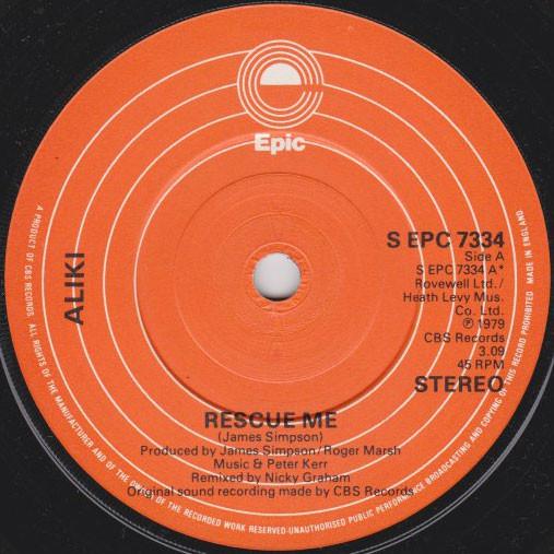 Aliki - Rescue Me
