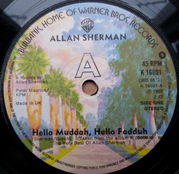 Allan Sherman - Hello Mudduh, Hello Fadduh