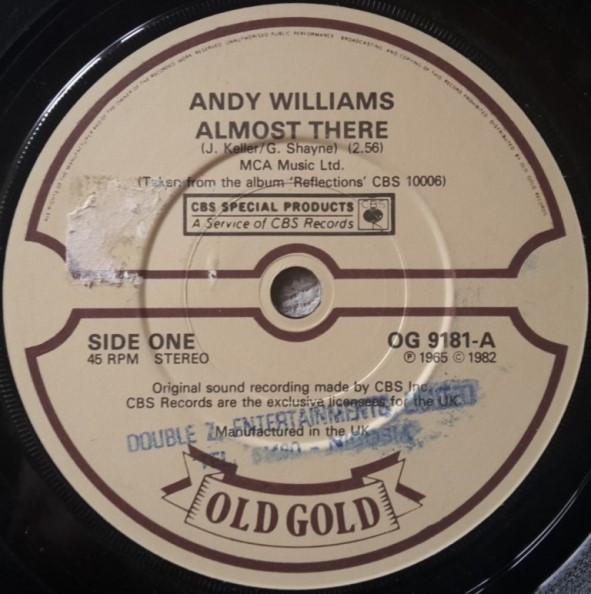 Andy Williams - Almost There / Solitaire