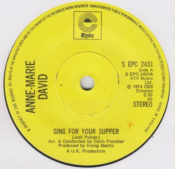 Anne-Marie David - Sing For Your Supper