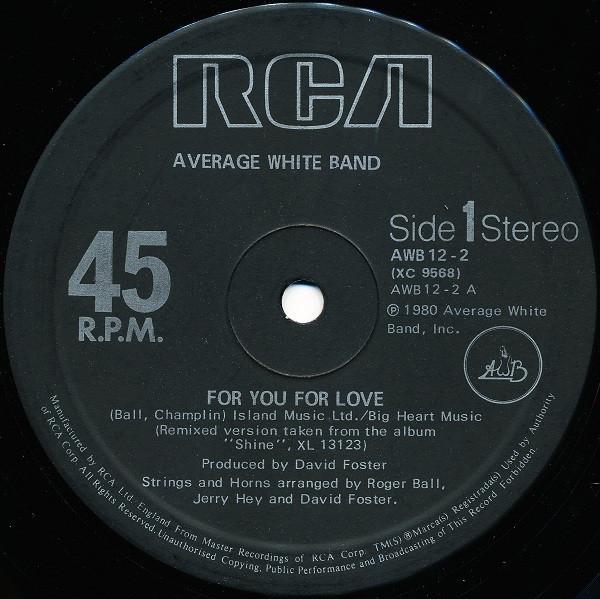 Average White Band - For You For Love