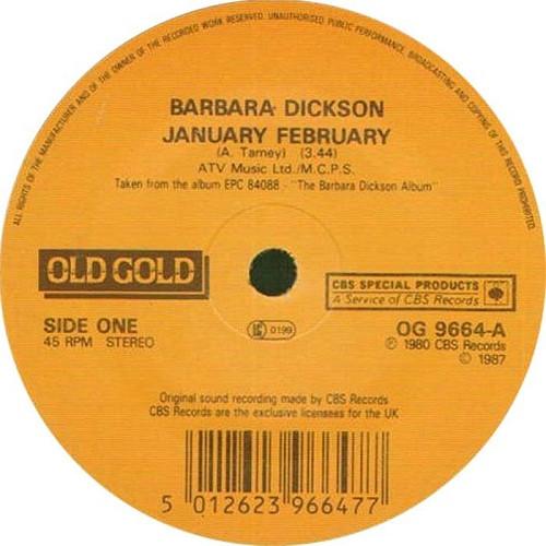 Barbara Dickson - January  February