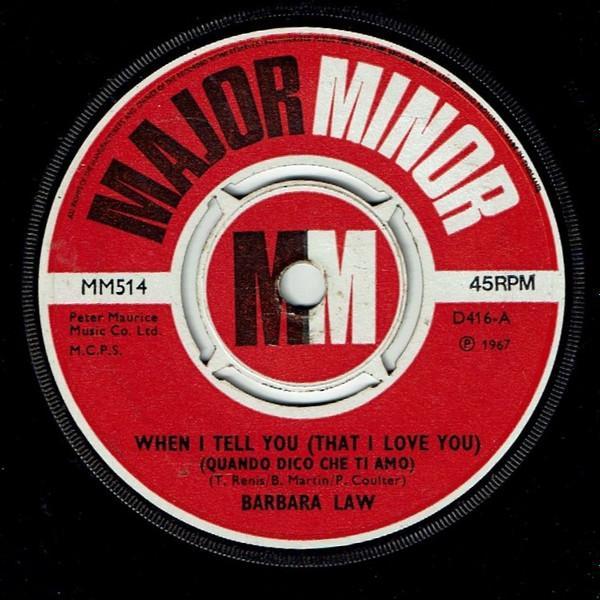 Barbara Law  - When I Tell You (That I Love You) / Love Is But A Moment