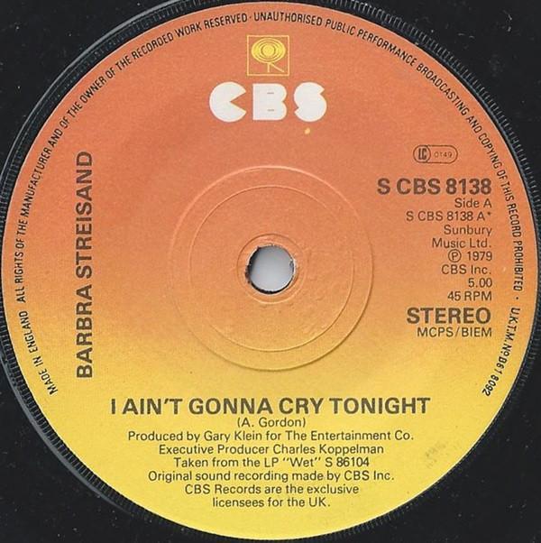 Barbra Streisand - I Ain't Gonna Cry Tonight