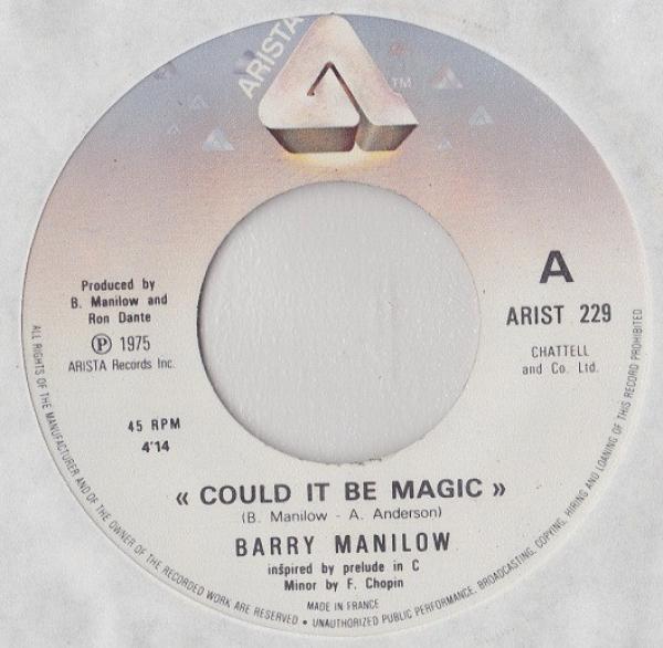 Barry Manilow - Could It Be Magic