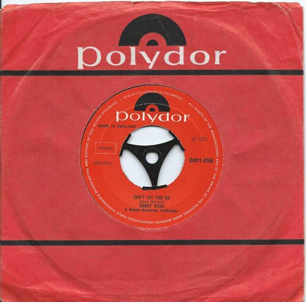 Barry Ryan - Can't Let You Go
