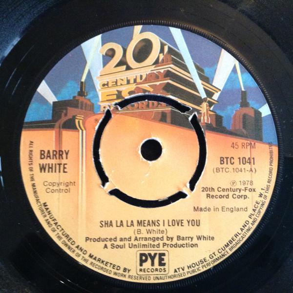 Barry White - Sha La La Means I Love You