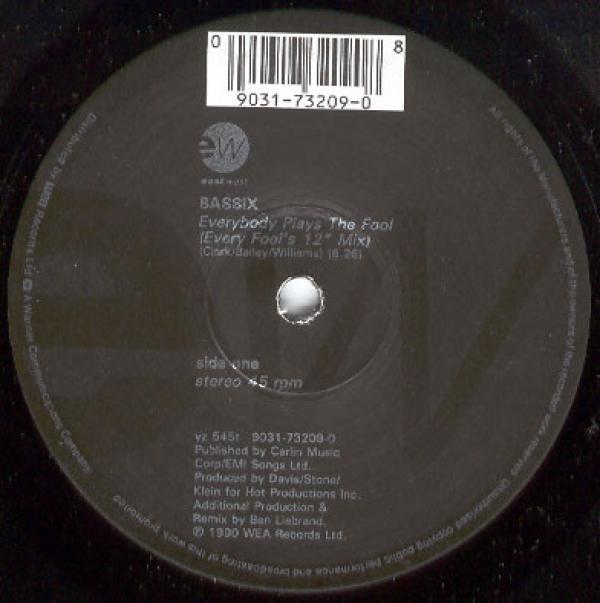 Bassix - Everybody Plays The Fool / Hands Full Of Nothing