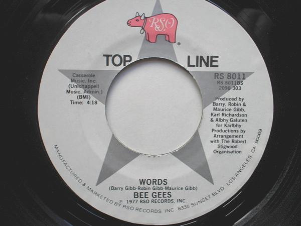 Bee Gees - Lonely Days / Words