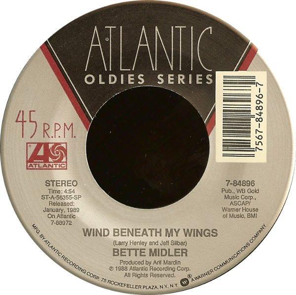 Bette Midler - Wind Beneath My Wings / Under The Boardwalk