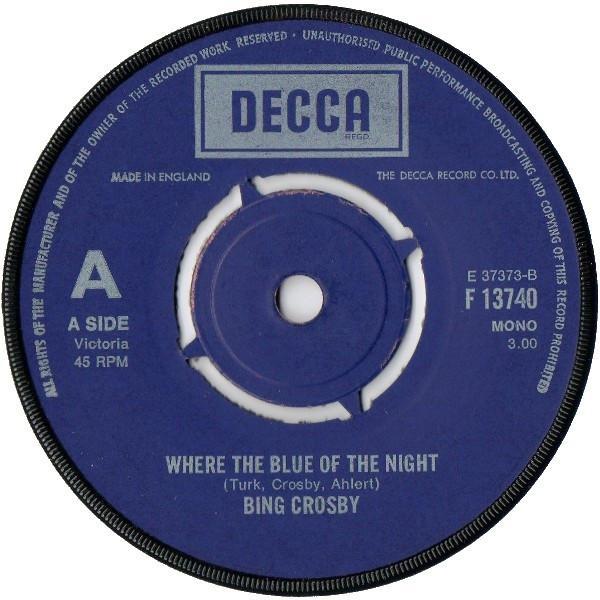 Bing Crosby - Where The Blue Of The Night