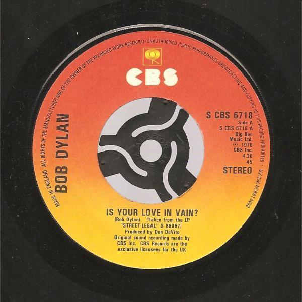 Bob Dylan - Is Your Love In Vain?