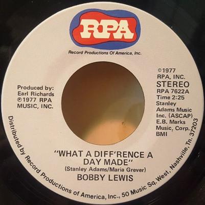 Bobby Lewis (6) - What A Diff'rence A Day Makes
