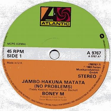 Boney M. - Jambo-Hakuna Matata (No Problems)