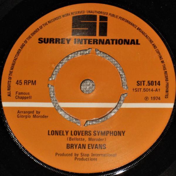 Brian Evans  - Lonely Lovers Symphony