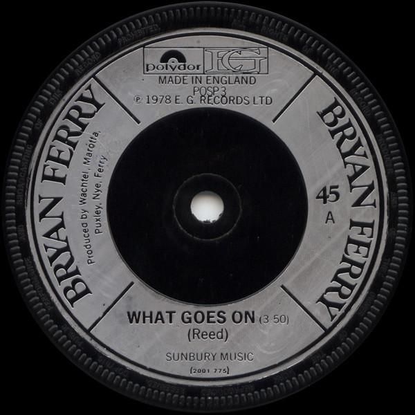 Bryan Ferry - What Goes On