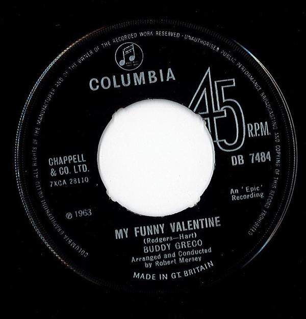 Buddy Greco - My Funny Valentine
