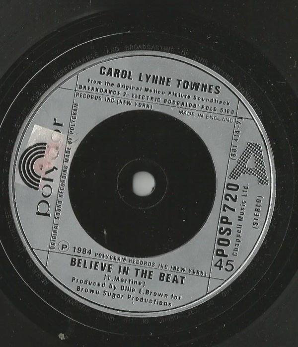 Carol Lynn Townes - Believe In The Beat