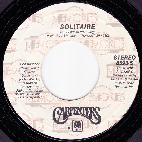 Carpenters - Solitaire / Please Mr. Postman