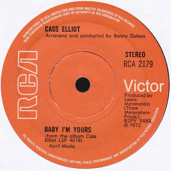 Cass Elliot - Baby I'm Yours / Cherries Jubilee