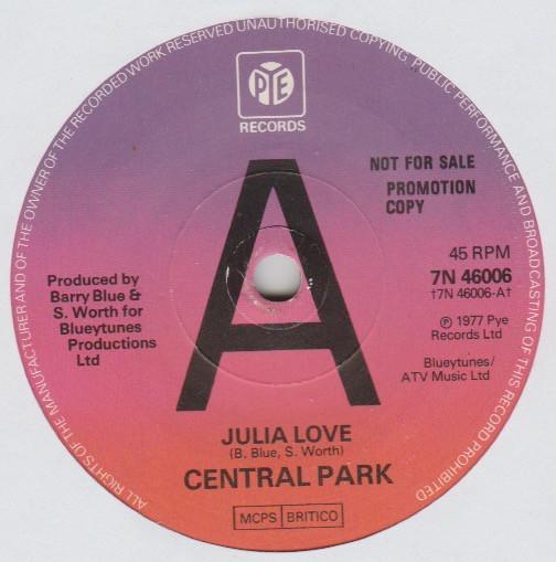 Central Park  - Julia Love