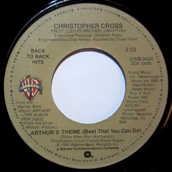 Christopher Cross - Arthur's Theme (Best That You Can Do) / Say You'll Be Mine