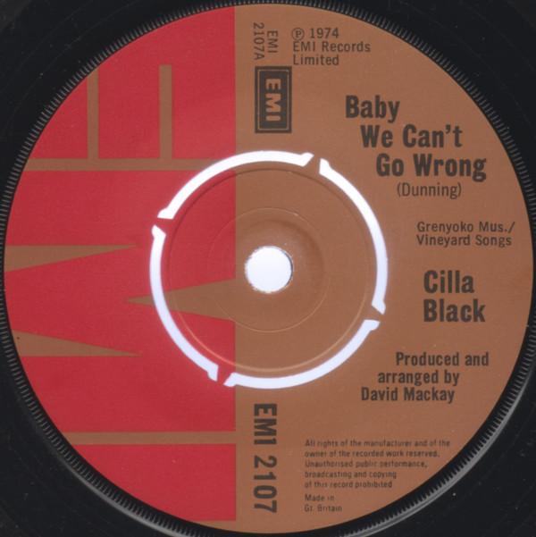 Cilla Black - Baby We Can't Go Wrong