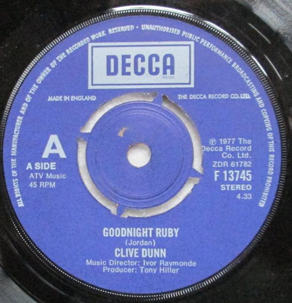 Clive Dunn - Goodnight Ruby