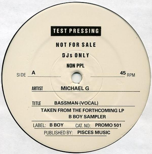 Cold Crush Brothers, Michael G - B Boy Sampler
