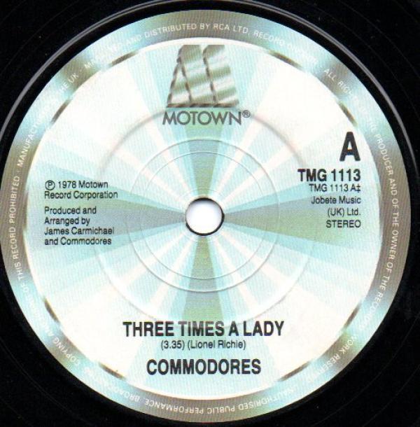 Commodores - Three Times A Lady