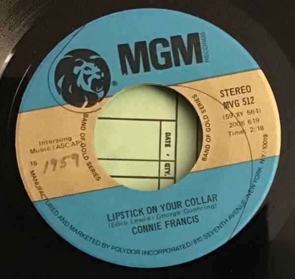 Connie Francis - Lipstick On Your Collar / Mama