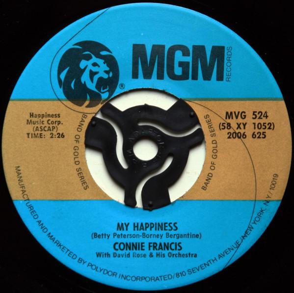 Connie Francis - My Happiness / If I Didn't Care