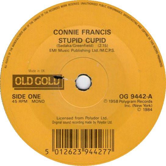 Connie Francis - Stupid Cupid / Carolina Moon