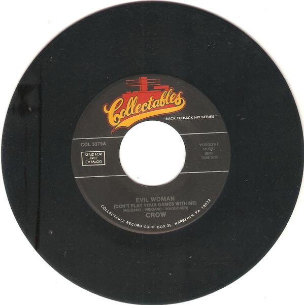 Crow (4), The Joe Jeffrey Group - Evil Woman / My Pledge Of Love