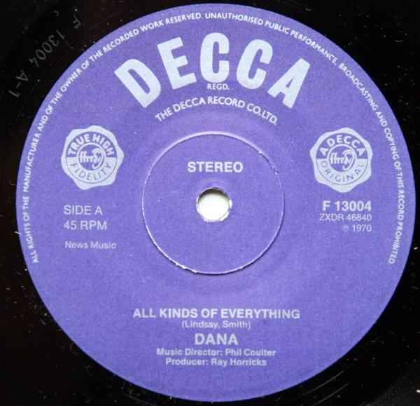 Dana  - All Kinds Of Everything