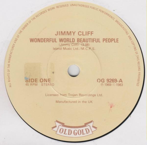 Dandy Livingstone, Jimmy Cliff - Wonderful World Beautiful People / Suzanne Beware Of The Devil