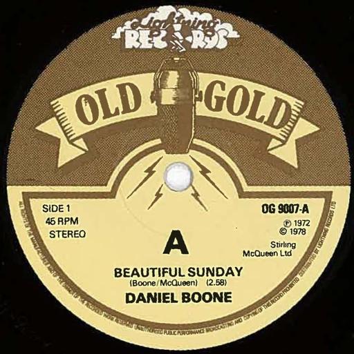 Daniel Boone - Beautiful Sunday