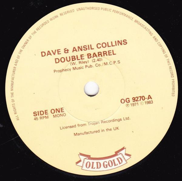 Dave & Ansel Collins - Double Barrel / Monkey Spanner