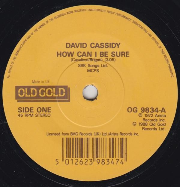 David Cassidy - How Can I Be Sure