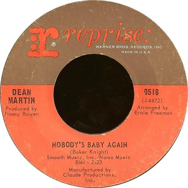 Dean Martin - Nobody's Baby Again / It Just Happened That Way