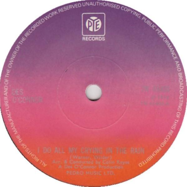 Des O'Connor - I Do All My Crying In The Rain