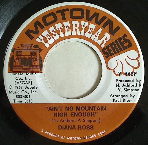 Diana Ross - Ain't No Mountain High Enough / Reach Out And Touch (Somebody's Hand)