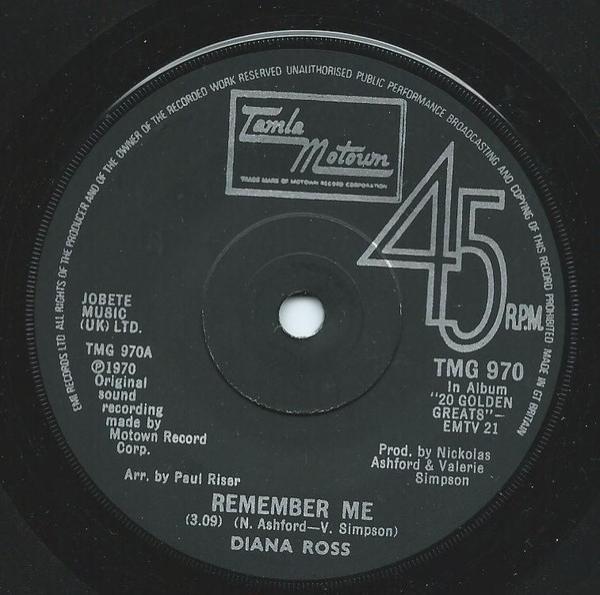 Diana Ross - Remember Me