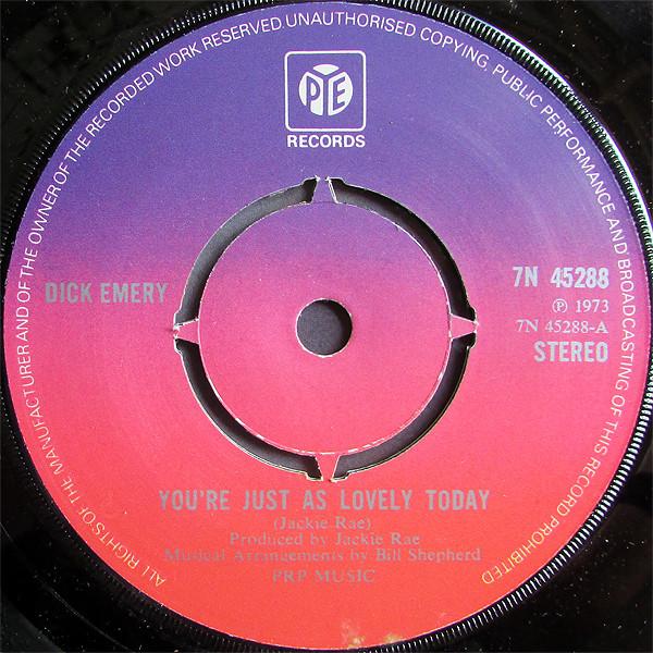 Dick Emery - You're Just As Lovely Today
