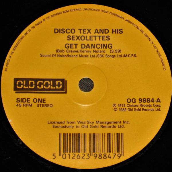 Disco Tex & His Sex-O-Lettes - Get Dancing / I Wanna Dance Witchoo