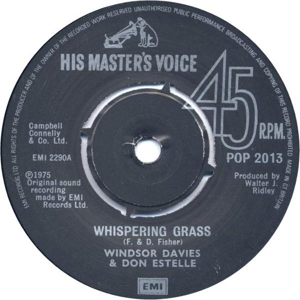 Don Estelle, Windsor Davies - Whispering Grass / Paper Doll
