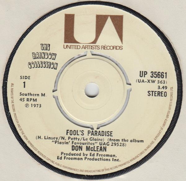 Don McLean - Fool's Paradise